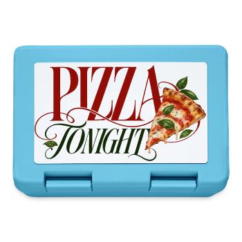 Pizza Tonight Pizza Slice - Brotdose - Saphirblau - Vorne