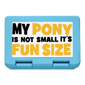 pony - Lunchbox - sapphire blue - Front
