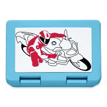 motorrad_2 - Boîte à goûter - bleu saphir - Devant