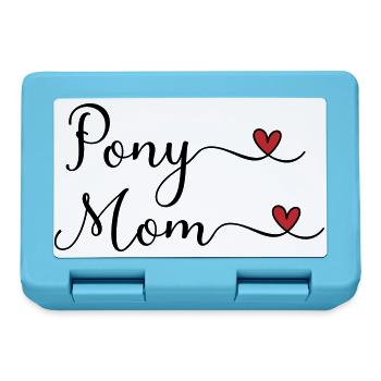 Pony Mama - Brotdose - Saphirblau - Vorne