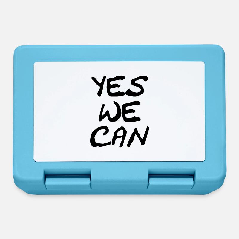 yes we can - Boîte à goûter - bleu saphir