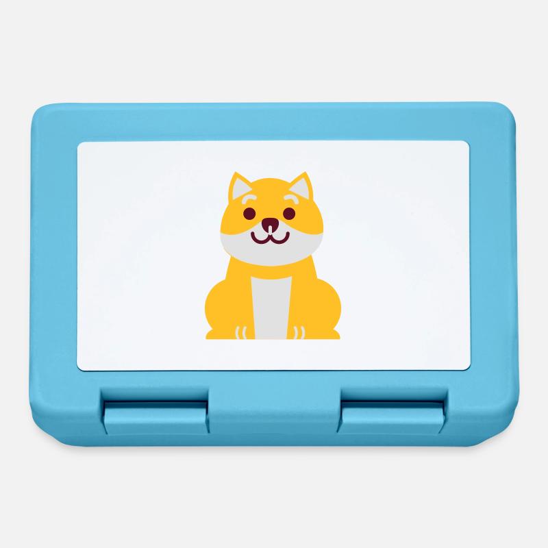 shiba - Boîte à goûter - bleu saphir