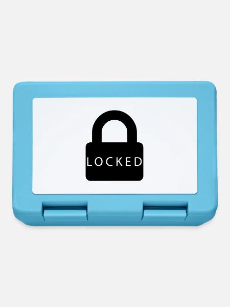 locked - Brotdose - Saphirblau