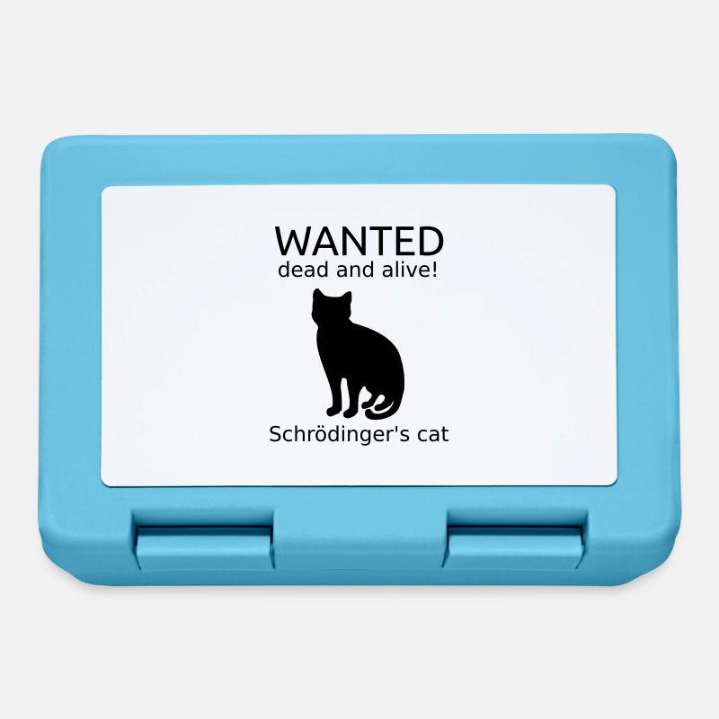 Schrödingers Katze - Brotdose - Saphirblau