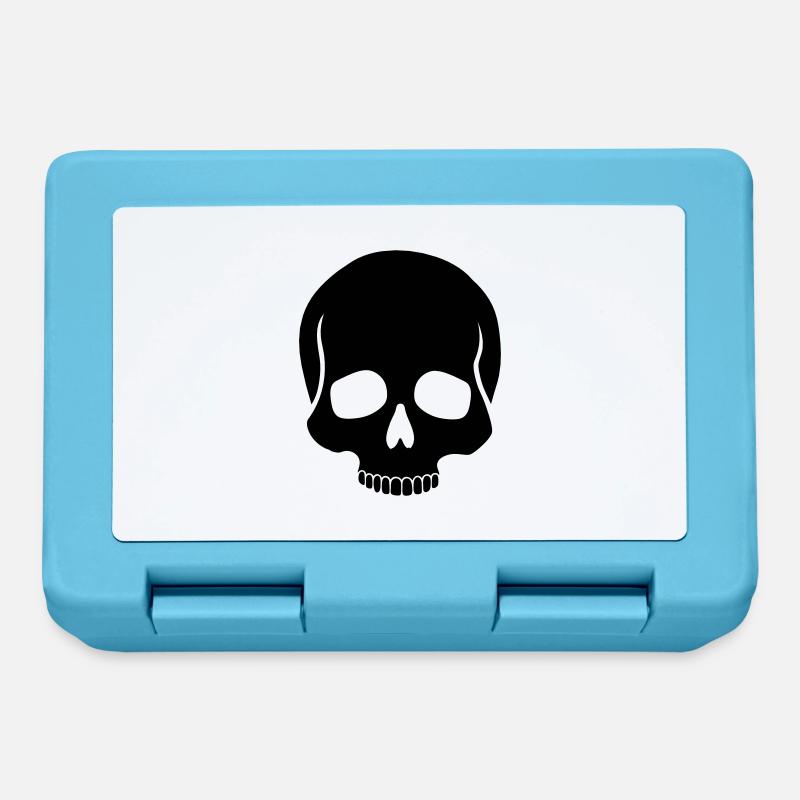 Half Skull - Brotdose - Saphirblau