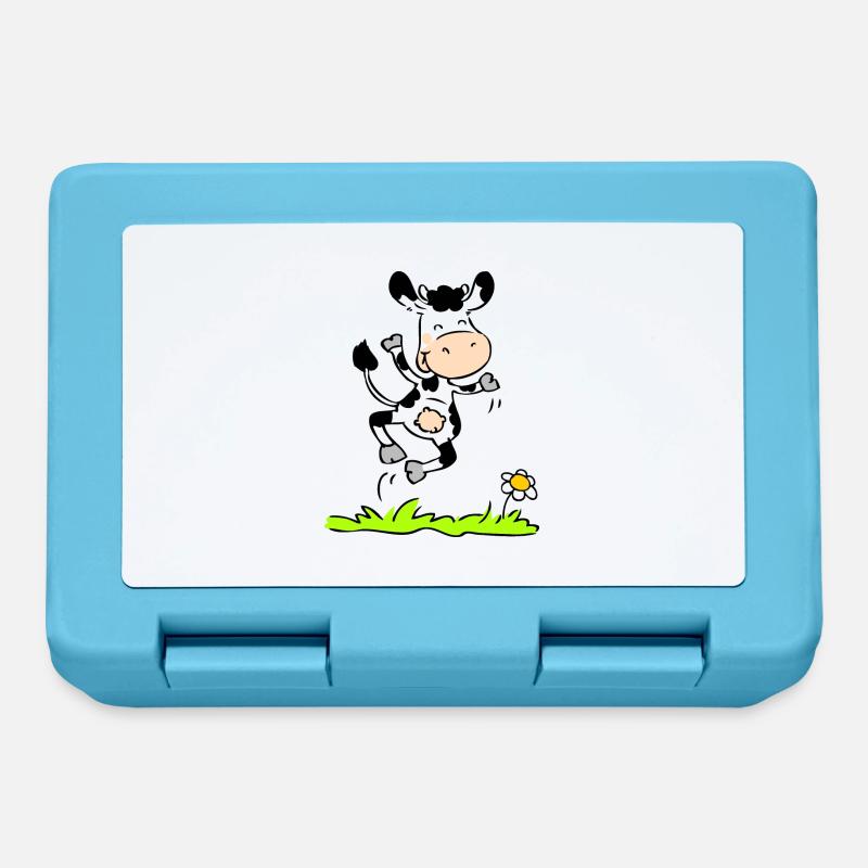 Joyious Cow - Lunchbox - sapphire blue