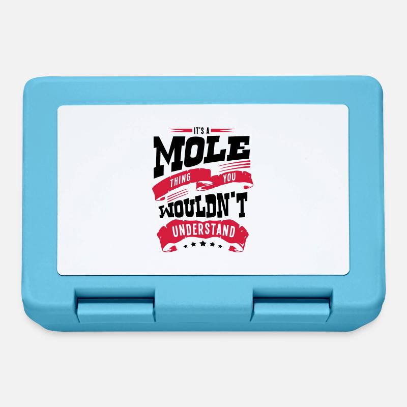 its a mole thing you wouldnt understand - Lunchbox - sapphire blue