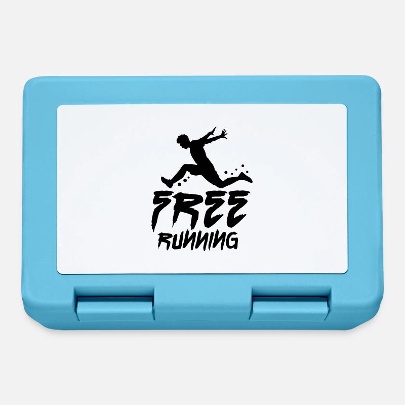 free running - Boîte à goûter - bleu saphir