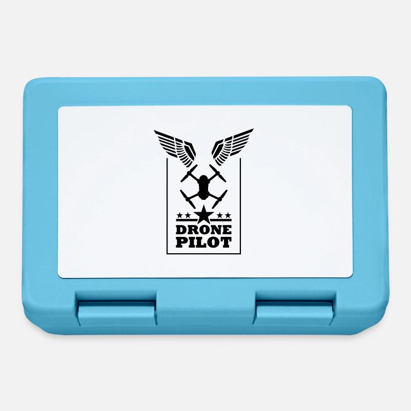 Drone Pilot Men Cadeau - Boîte à goûter - bleu saphir