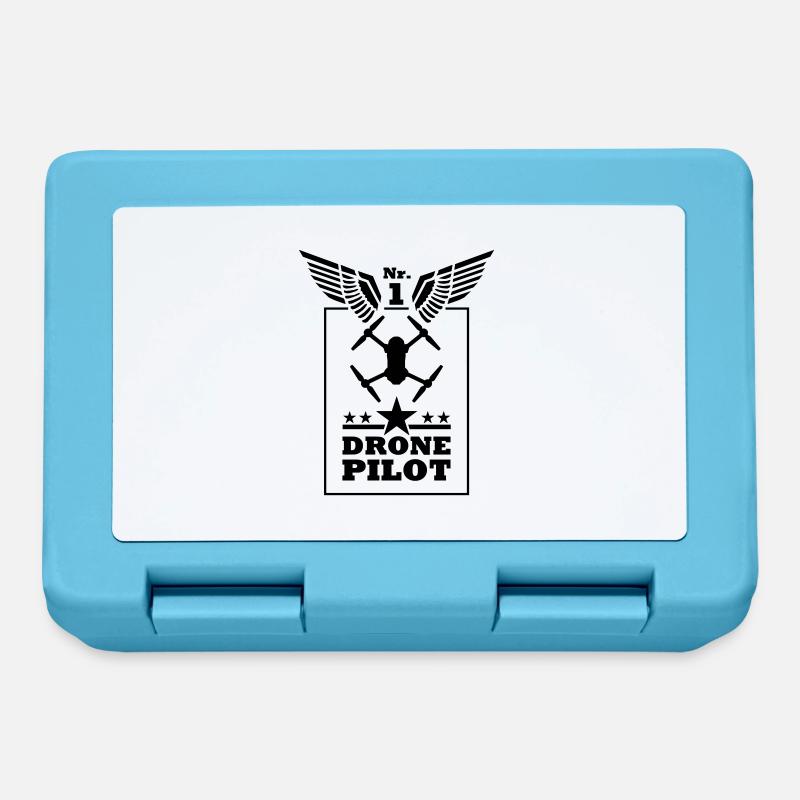 No. 1 Drone Pilot - Lunchbox - sapphire blue
