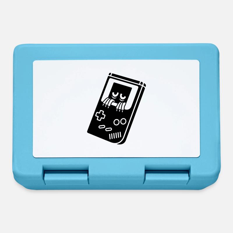 Game Boy avec créature - Boîte à goûter - bleu saphir