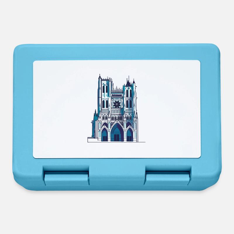 Amiens Cathedral - Lunchbox - sapphire blue