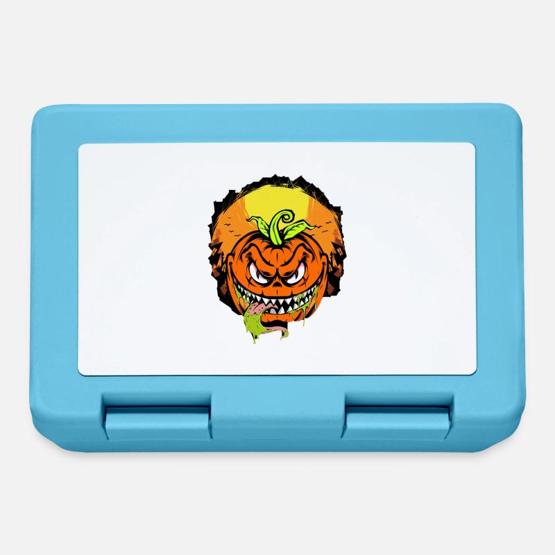 Evil pumpkin - Lunchbox - sapphire blue