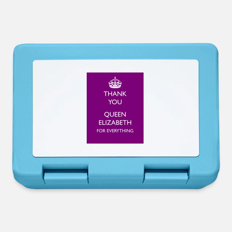 Queen Elizabeth - Lunchbox - sapphire blue