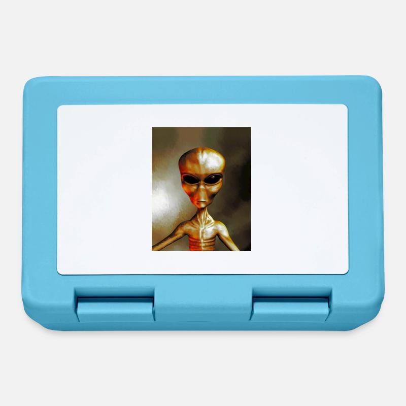 Alien - Lunchbox - sapphire blue