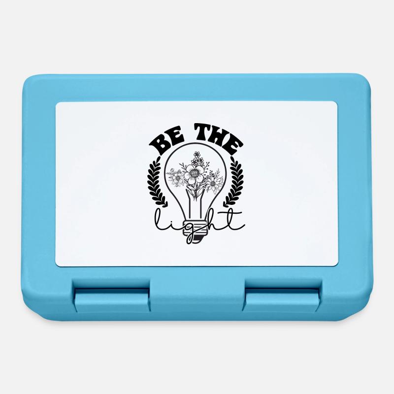 Make Be the Light Motivation Easy - Lunchbox - sapphire blue