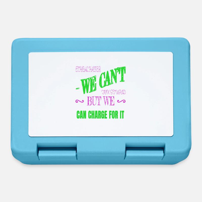 Programming Gift Ethical Fingers Fun - Lunchbox - sapphire blue