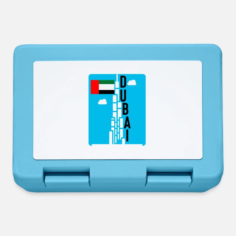 Dubaï - Boîte à goûter - bleu saphir