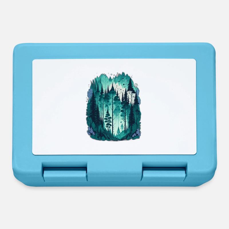 Pinède - Boîte à goûter - bleu saphir