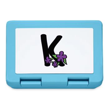 K as in cheeky - Lunchbox - sapphire blue - Front