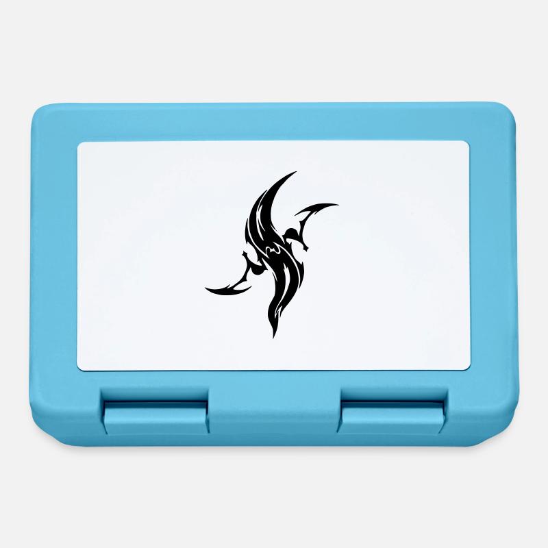 Tattoo Dancing Flame - Lunchbox - sapphire blue