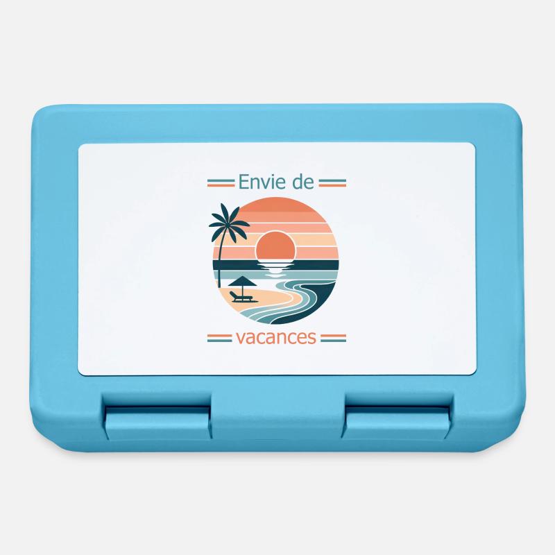 Need a vacation - Lunchbox - sapphire blue