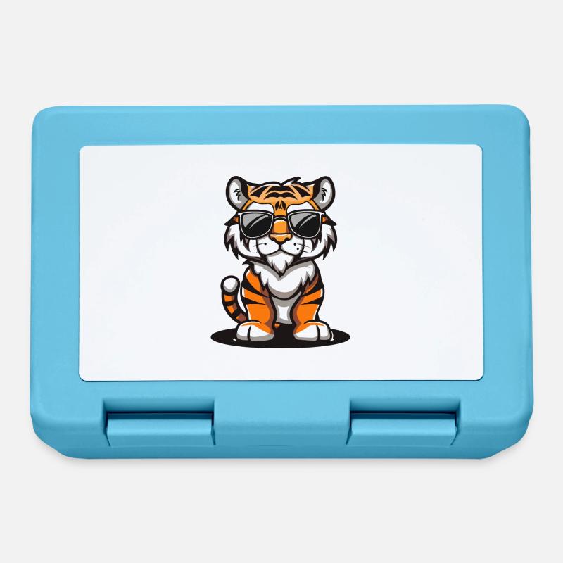 Tiger Comic Cool - Lunchbox - sapphire blue