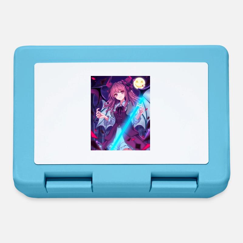 Hellow Anime Design - Lunchbox - sapphire blue