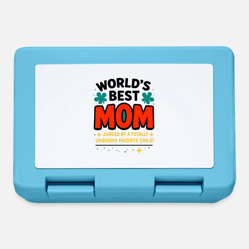 Die beste Mutter der Welt Lustiger Frecher Witz - Brotdose - Saphirblau