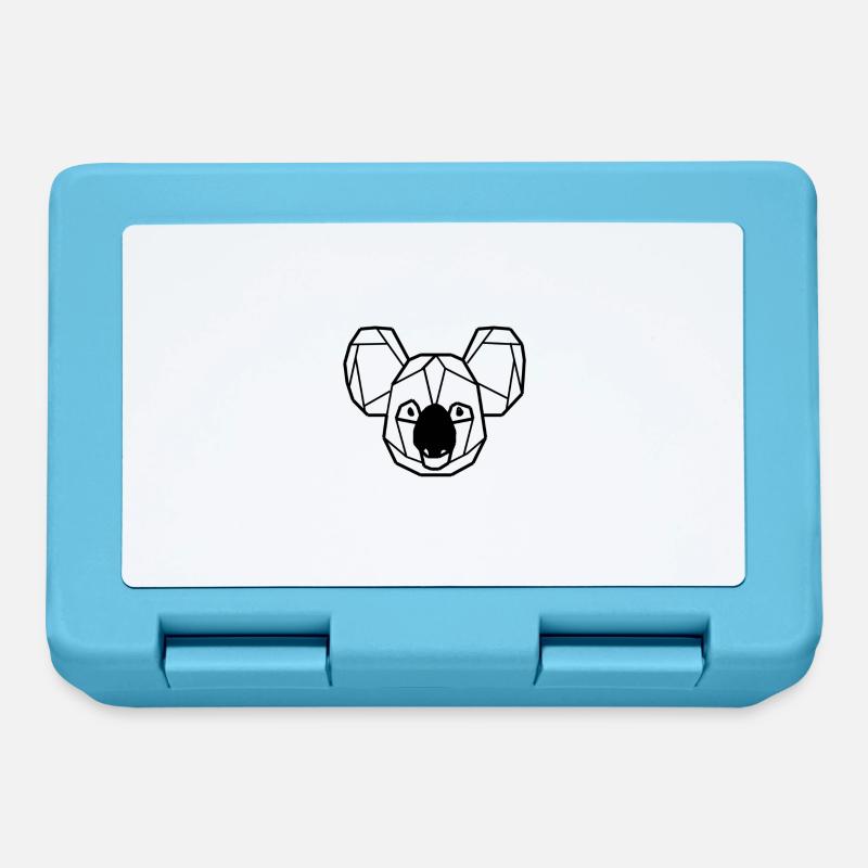 Ours Koala - Boîte à goûter - bleu saphir
