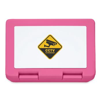 SECURITY CAMERAS IN USE - CCTV in operation - Lunchbox - pink - Front