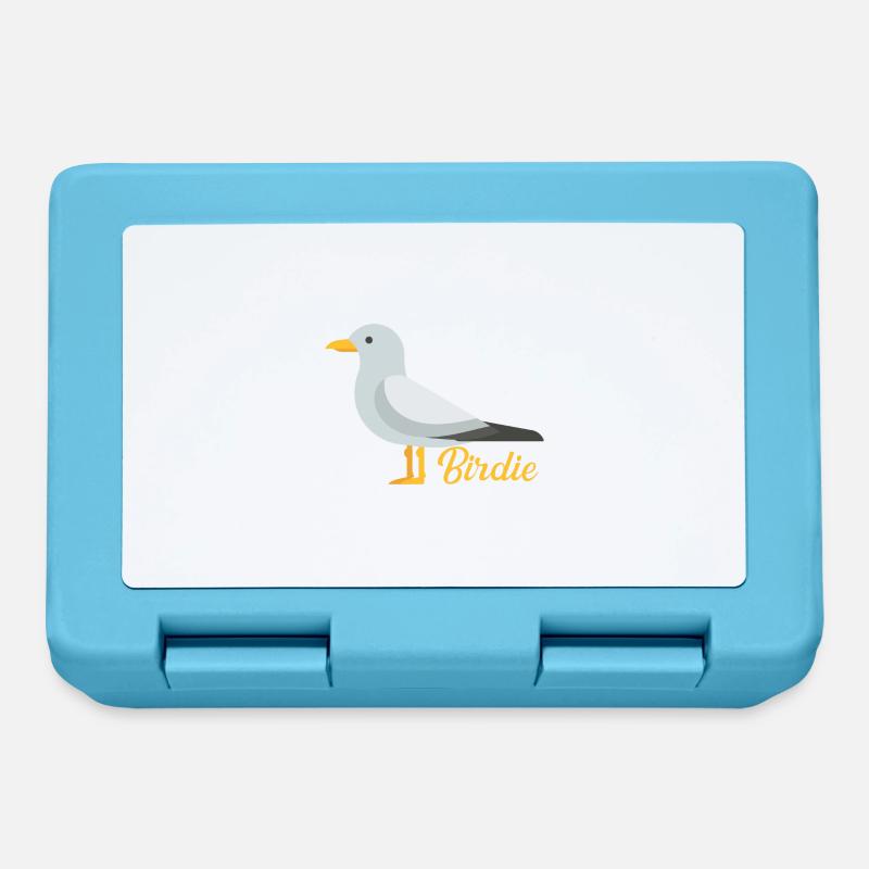 Birdie - Boîte à goûter - bleu saphir