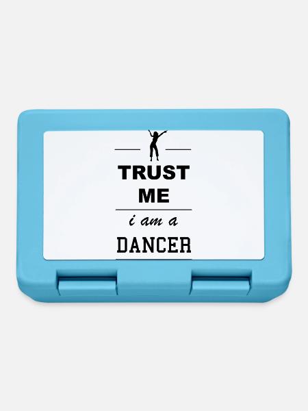 Trust me I´m a Dancer 1c - Brotdose - Saphirblau