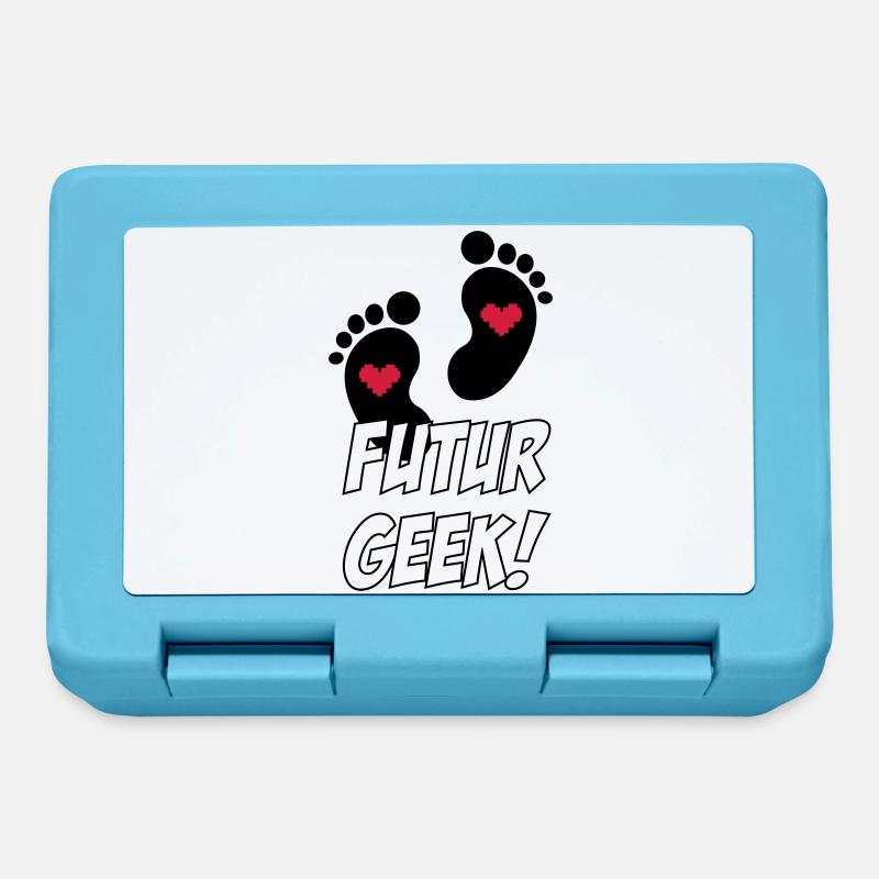 Futur Geek ! - Boîte à goûter - bleu saphir