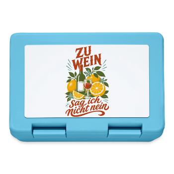 Wein Zu Wein Sag Ich Nicht Nein - Brotdose - Saphirblau - Vorne