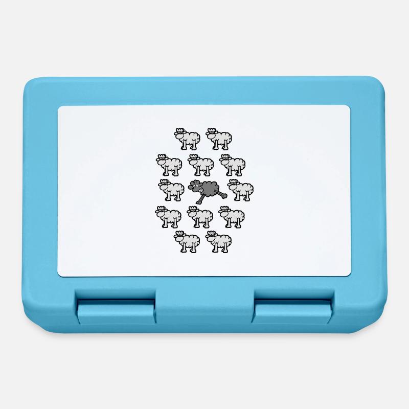 be different - Lunchbox - sapphire blue