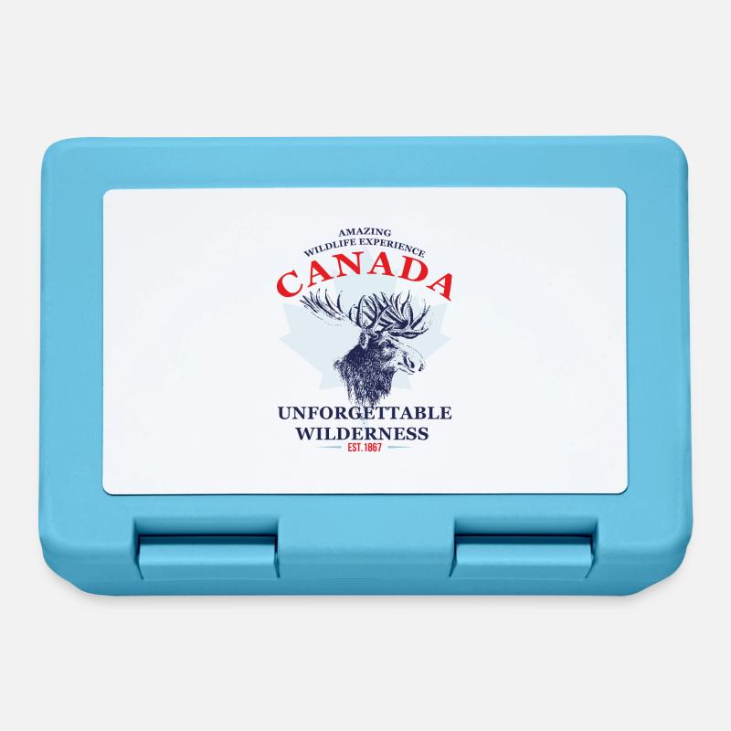 CANADA - MOOSE - Brotdose - Saphirblau