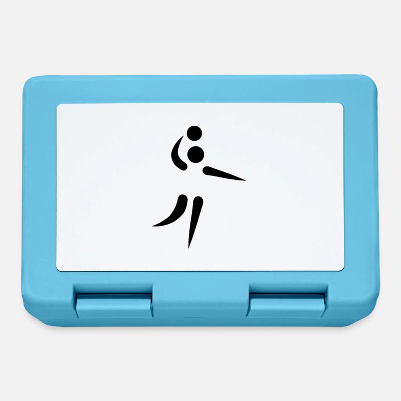 Volleyball - Brotdose - Saphirblau
