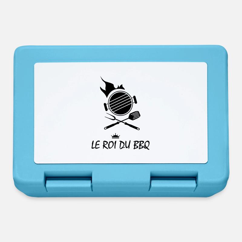 roi bbq barbecue grillade - Boîte à goûter - bleu saphir
