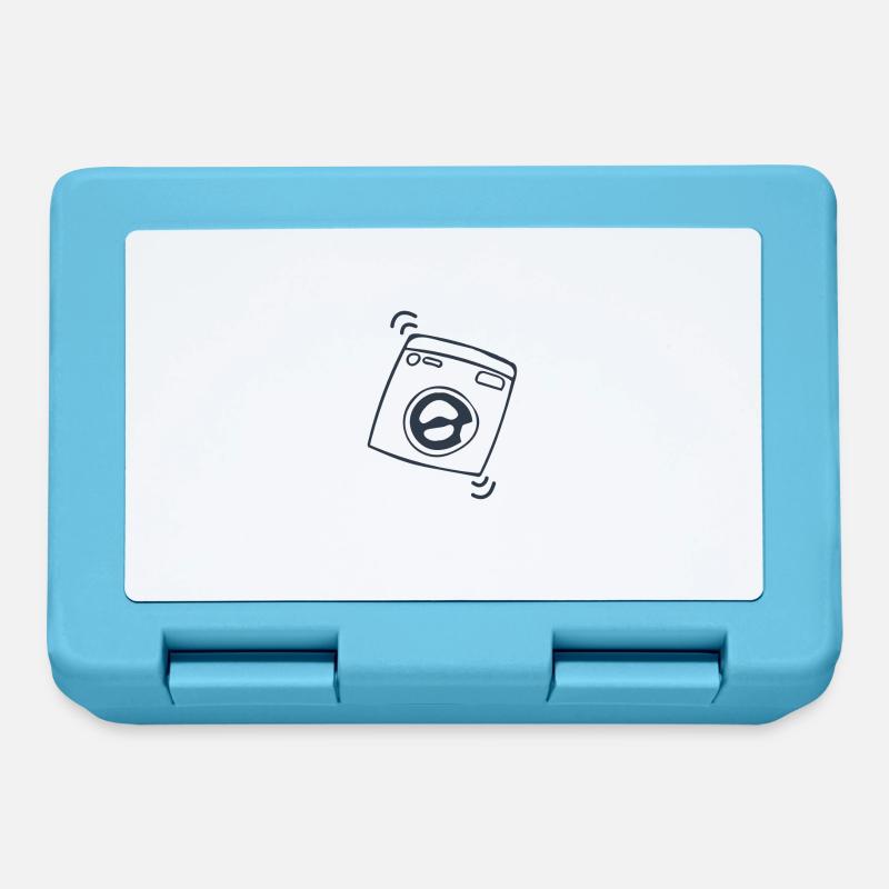 Machine à laver - Boîte à goûter - bleu saphir