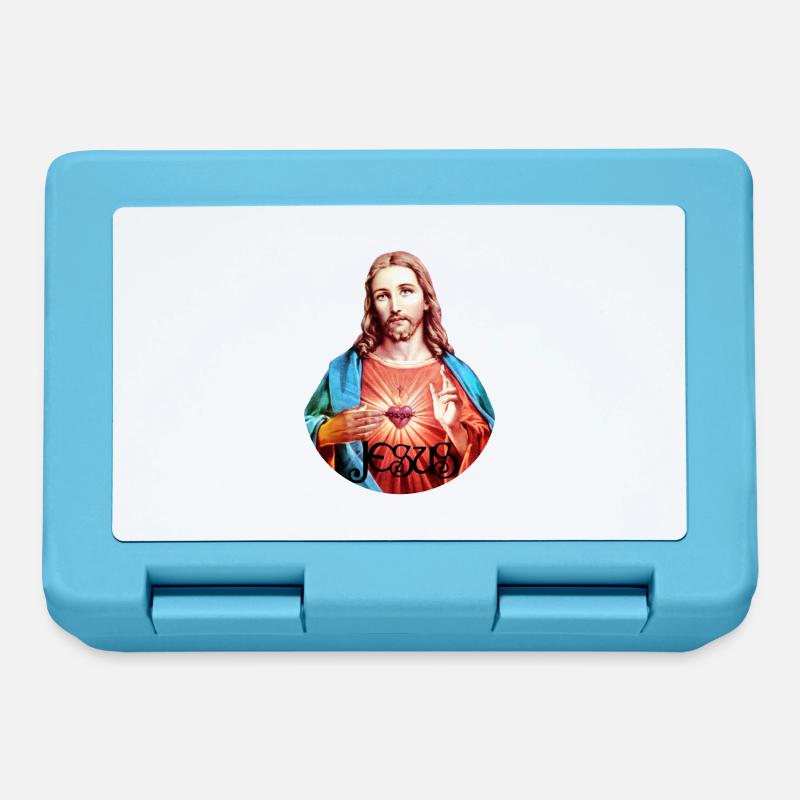 Jésus-Christ Jésus-Christ - Boîte à goûter - bleu saphir