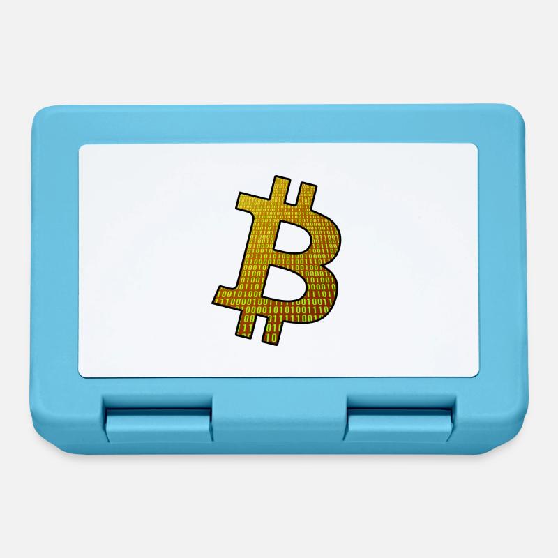 Bitcoin - Boîte à goûter - bleu saphir