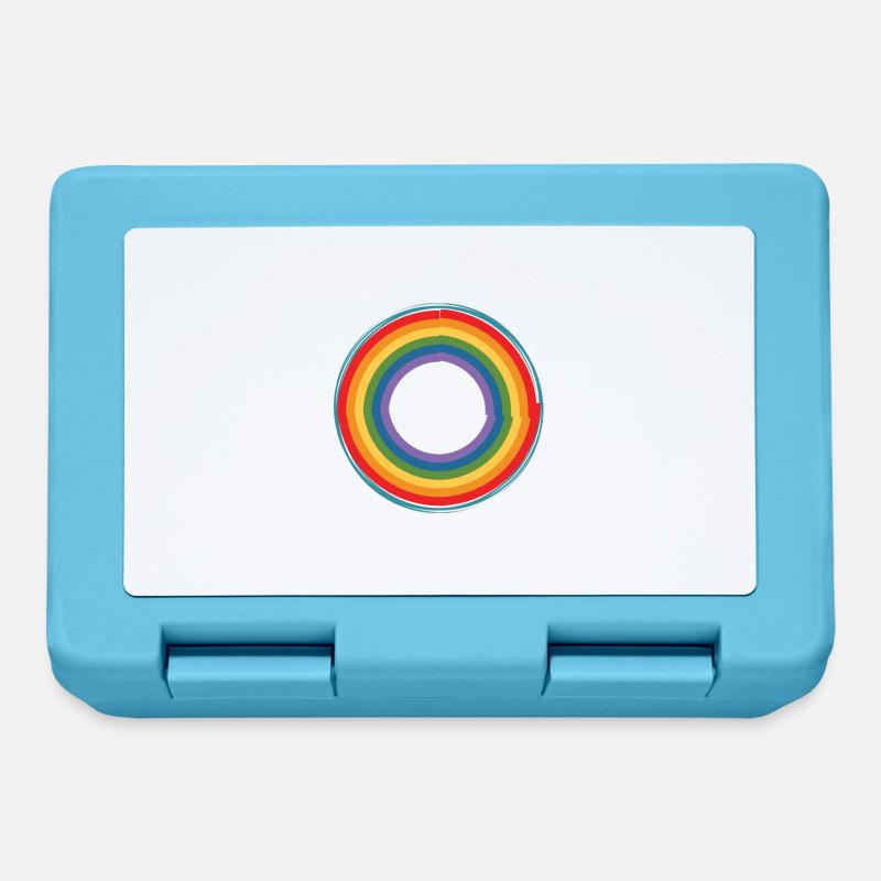 Rainbow circle - Brotdose - Saphirblau