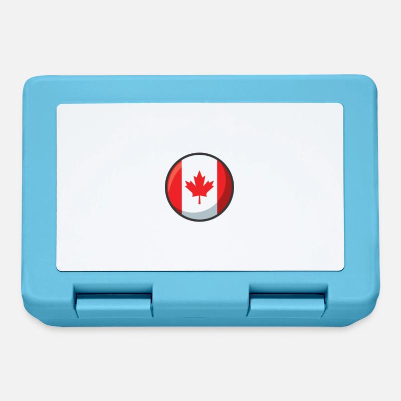 Montreal Canada Gift Idea - Lunchbox - sapphire blue