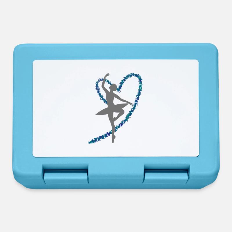 Danseuse étoile - Boîte à goûter - bleu saphir