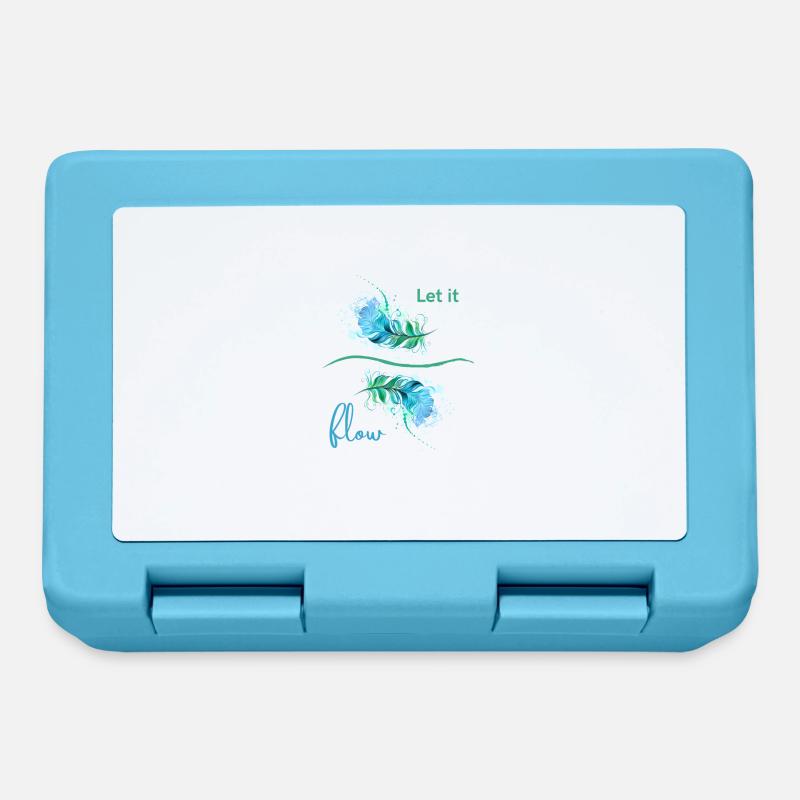 Let It Flow - Lunchbox - sapphire blue