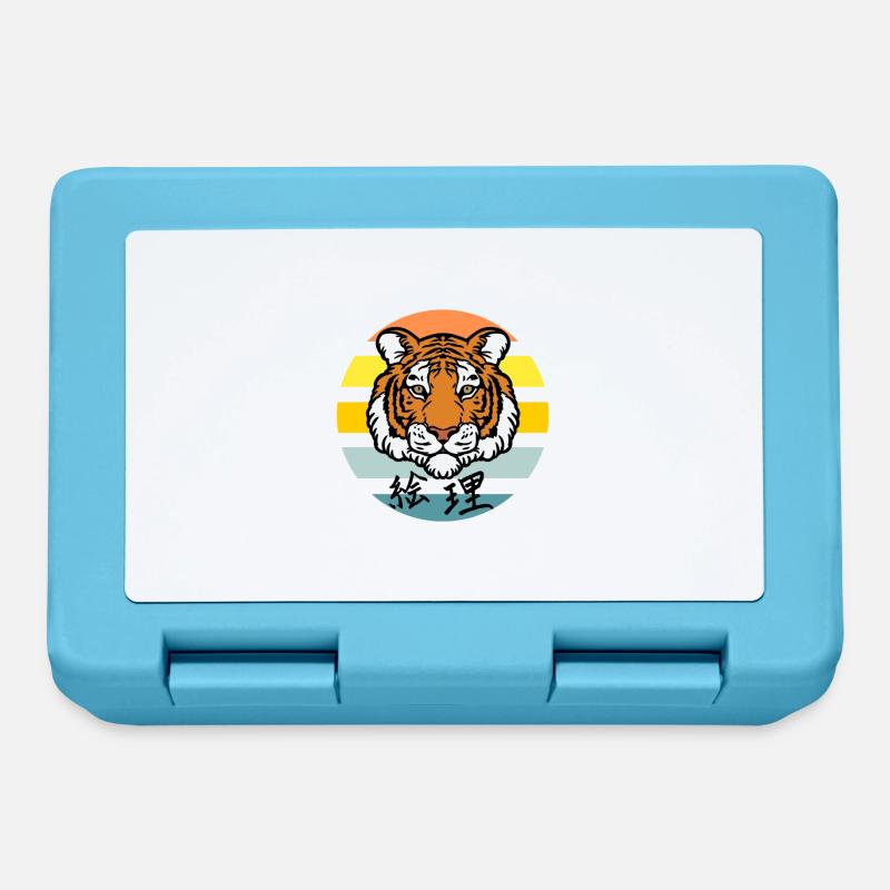Tiger #4 - Brotdose - Saphirblau