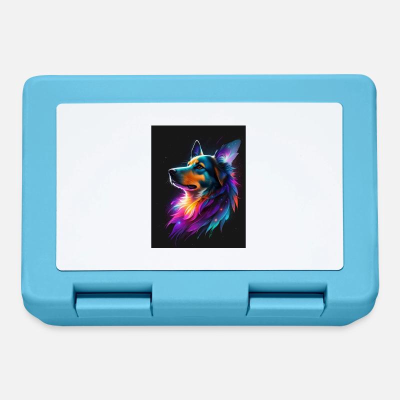 Chien Galaxy No.2 - Boîte à goûter - bleu saphir