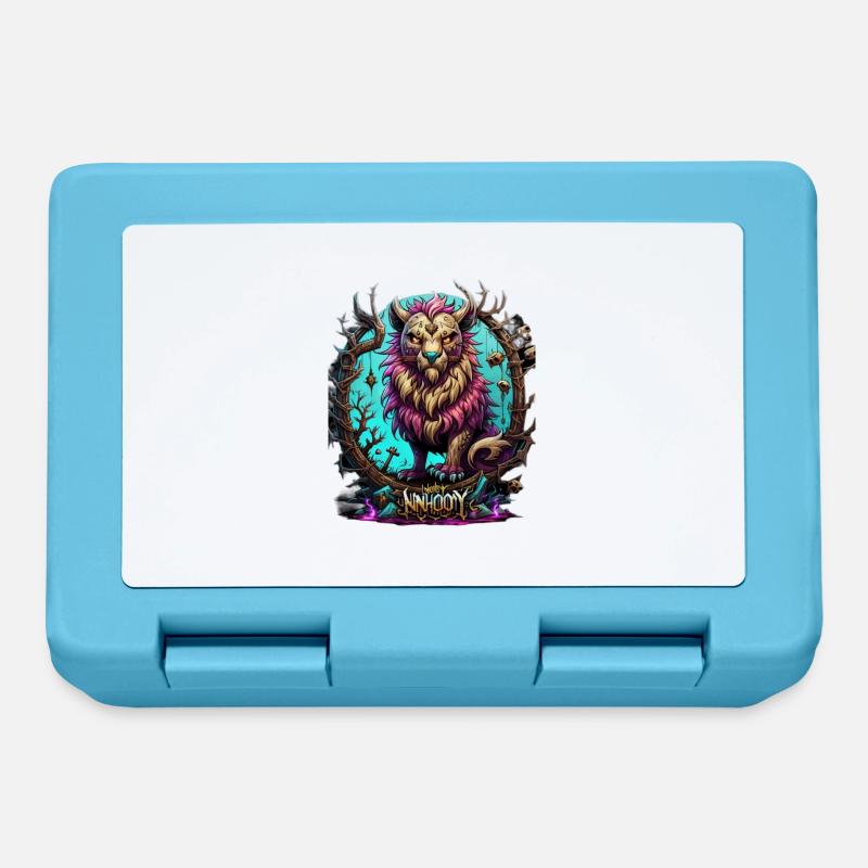 Graffiti Monster - Lunchbox - sapphire blue