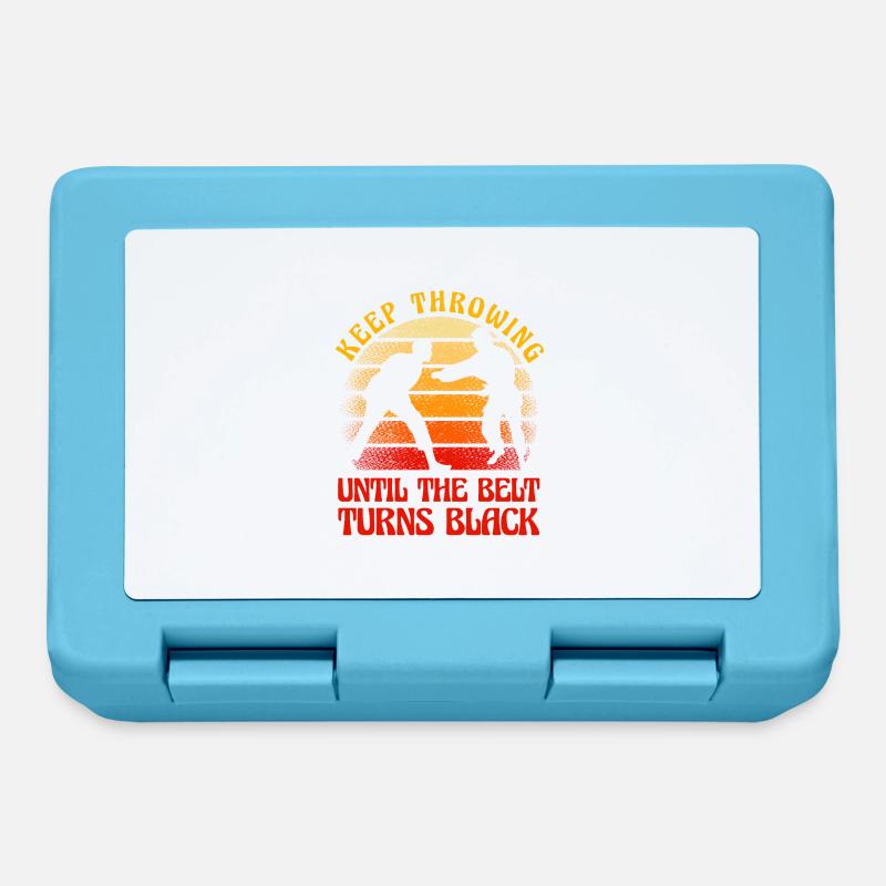 keep throwing until the belt turns black - Lunchbox - sapphire blue